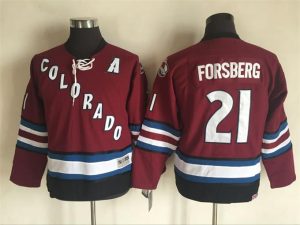 Kinder Colorado Avalanche Eishockey Trikot Retro Forsberg #21